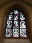 Hl. Cäcilia mit Orgel und Engeln